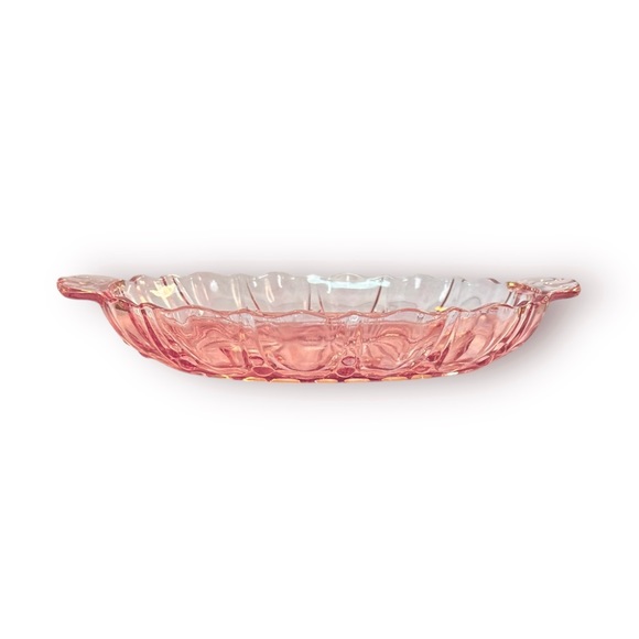 Anchor Hocking Other - Anchor Hocking Oyster and Pearl Pink Depression Glass Relish Dish